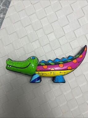 Romero Britto Marina Collection Figurine “Colin” Crocodile 0174/4000